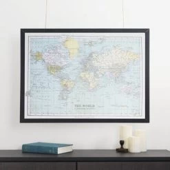 Decorative Poster - The World Of Mercator's Projection