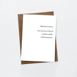 Card - Welcome To 30