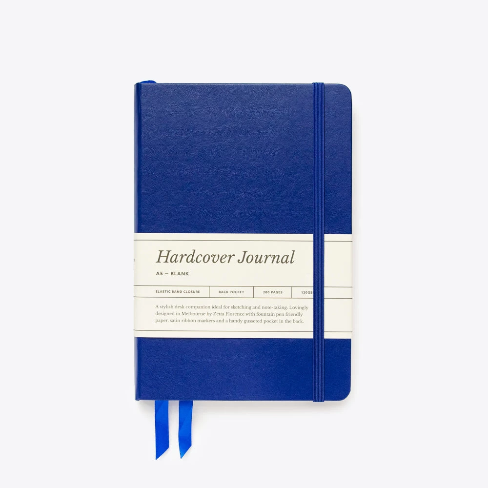 Blank Hardcover Elastic Journal - A5 - Image 10