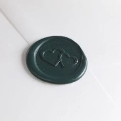 Wax Stamp - Double Heart