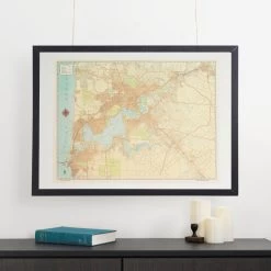 Decorative Poster - Map Of Perth