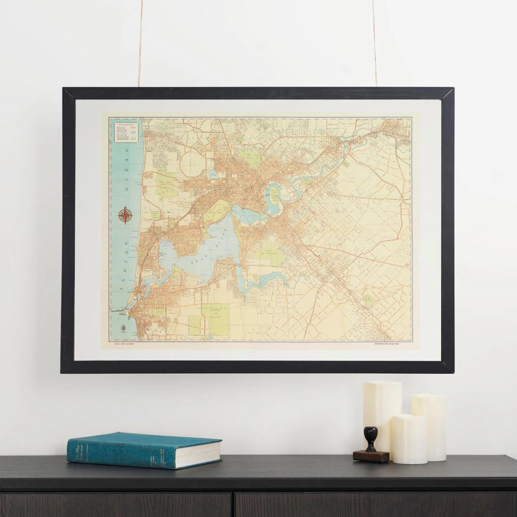 Decorative Poster - Map Of Perth