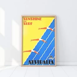 Decorative Poster - Sunshine And Surf Gert Sellheim