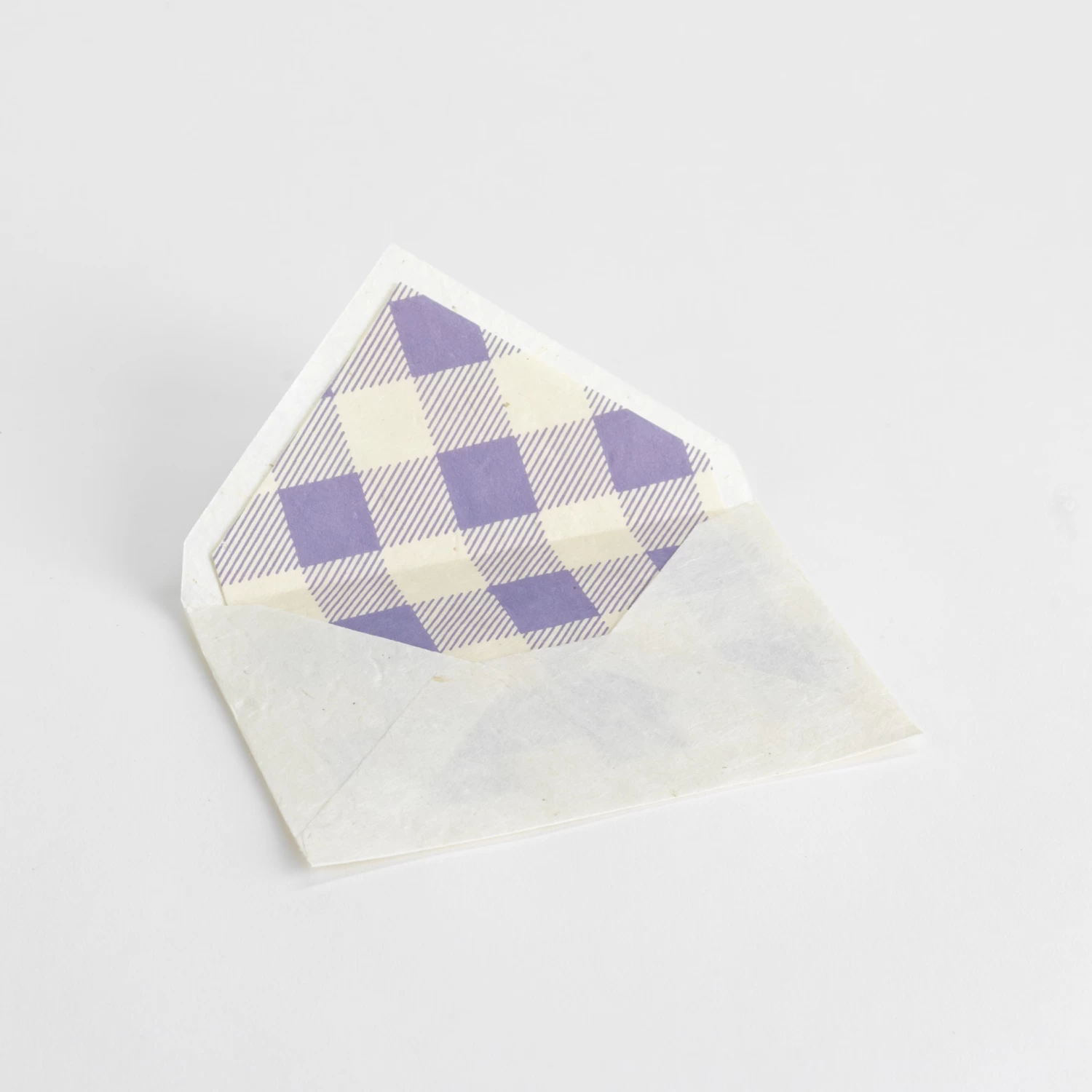 Handmade Box Card Set - Gingham Purple - Image 3