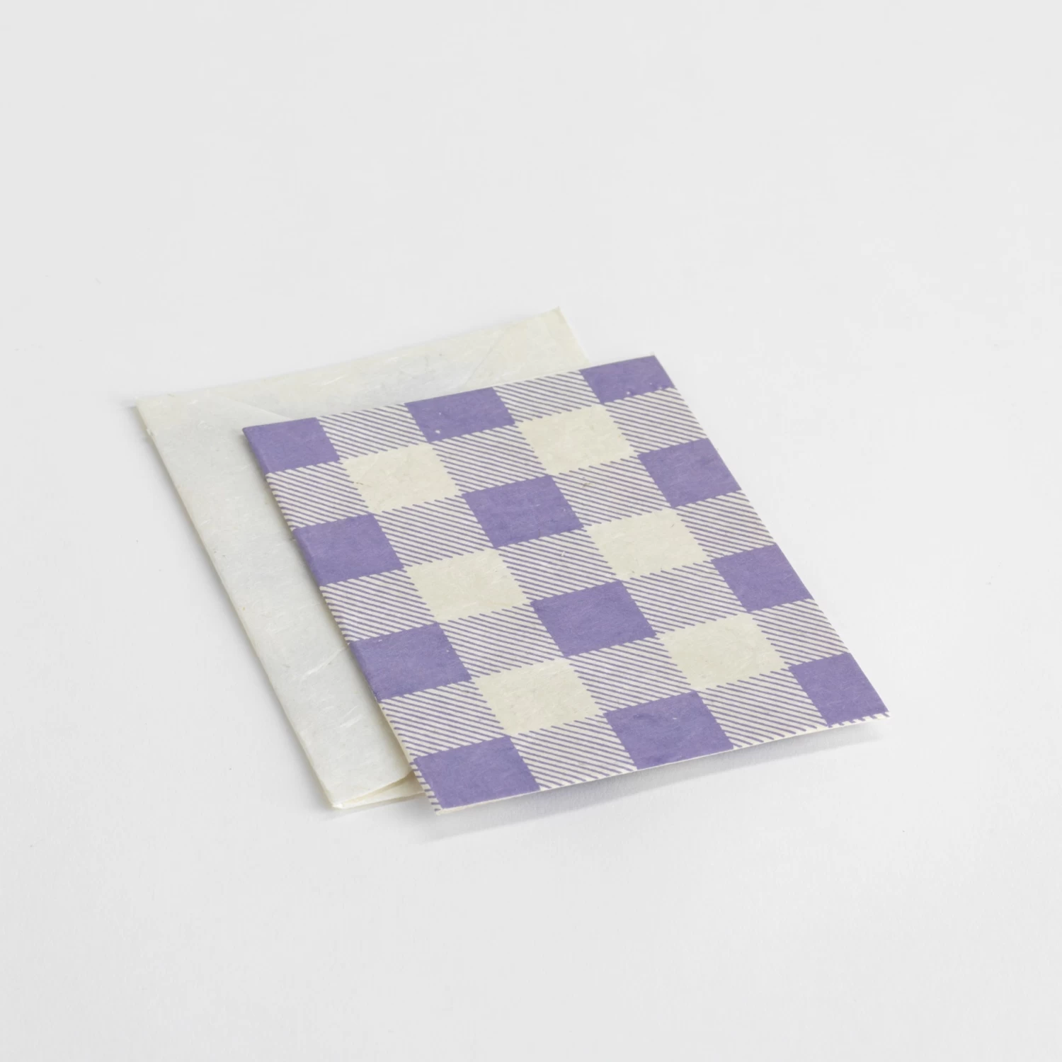 Handmade Box Card Set - Gingham Purple - Image 4