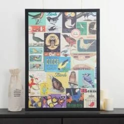 Decorative Poster - Birds Collage