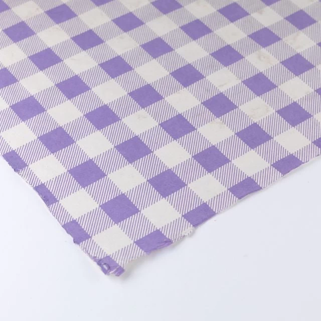 Handmade Paper - Lilac On White