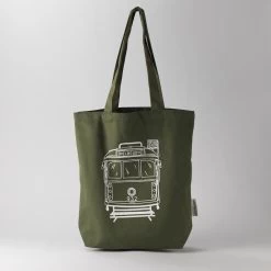 Tote Bag - Tram - Green