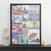 Decorative Poster - Travel Collage