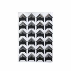 Photo Corners - Silver/Black - 5 Sheets - 120 Pack