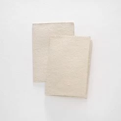 Handmade Flat Card – Natural