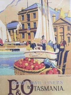 Print - P & O Royal Mail Liners To Tasmania