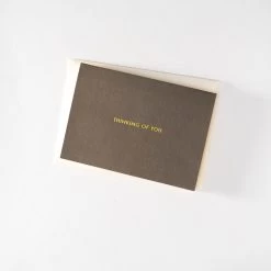 Card - Thinking Of You - Grey